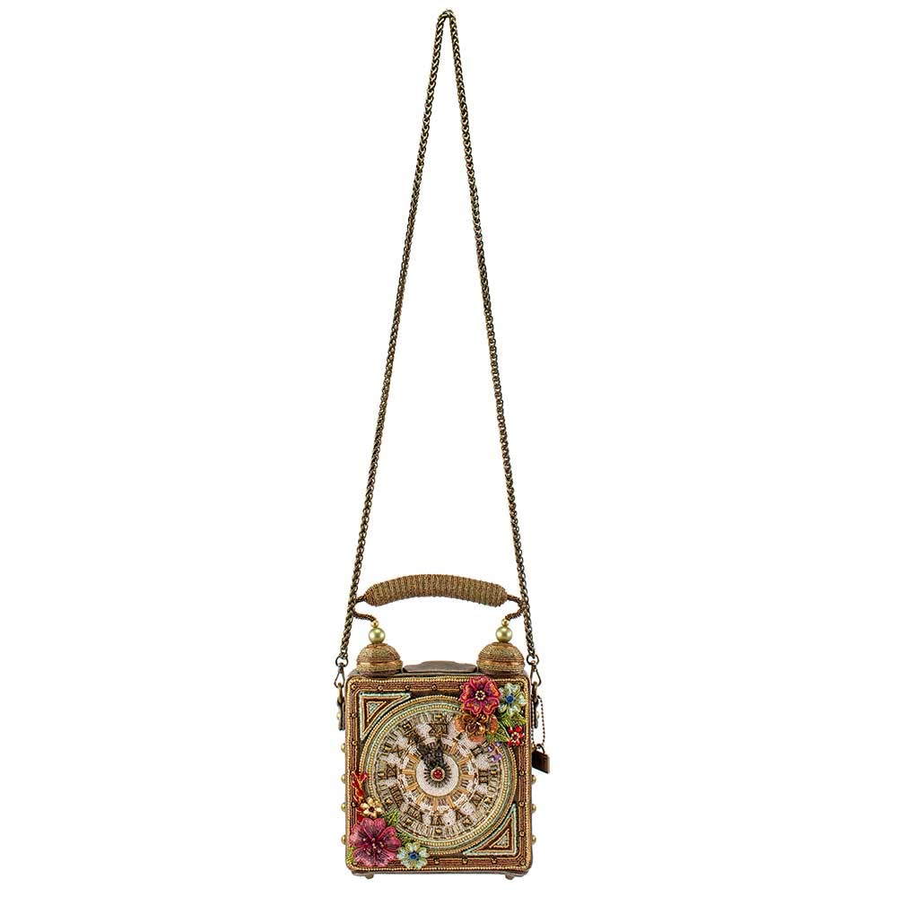 Mary Frances Time of Your Life Top Handle Clock Handbag, Multi, Multi