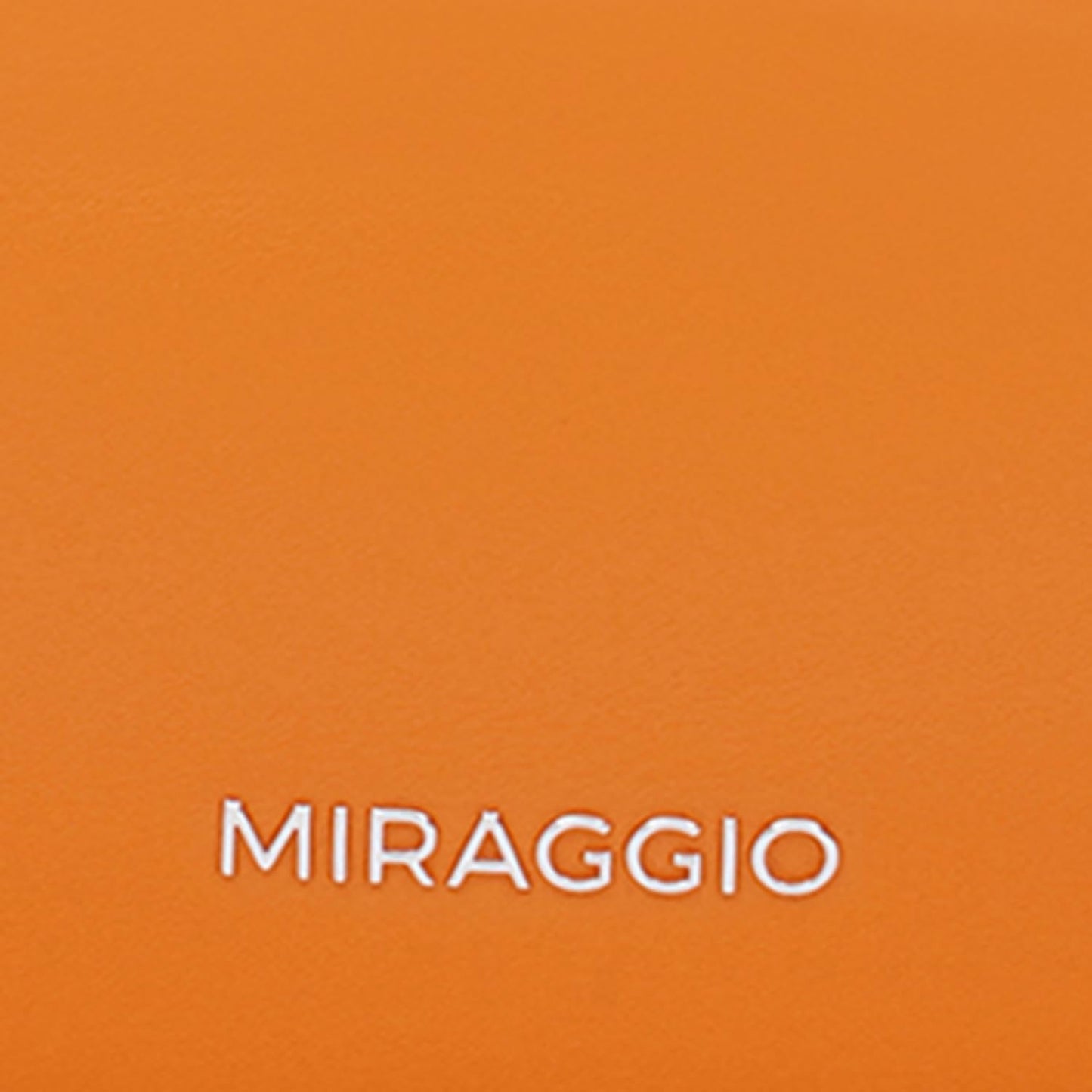 Miraggio Women Eve Mini Bag With Adjustable & Detachable Crossbody Sling Strap | Top Handle Half Moon Bag | Gift, Orange