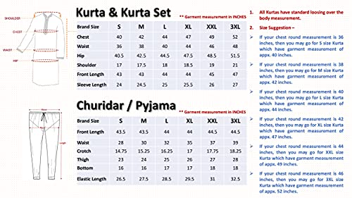 Manyavar Men's Art Silk Jacquard Full Sleeves Kurta Set (Light Grey,XXXL)