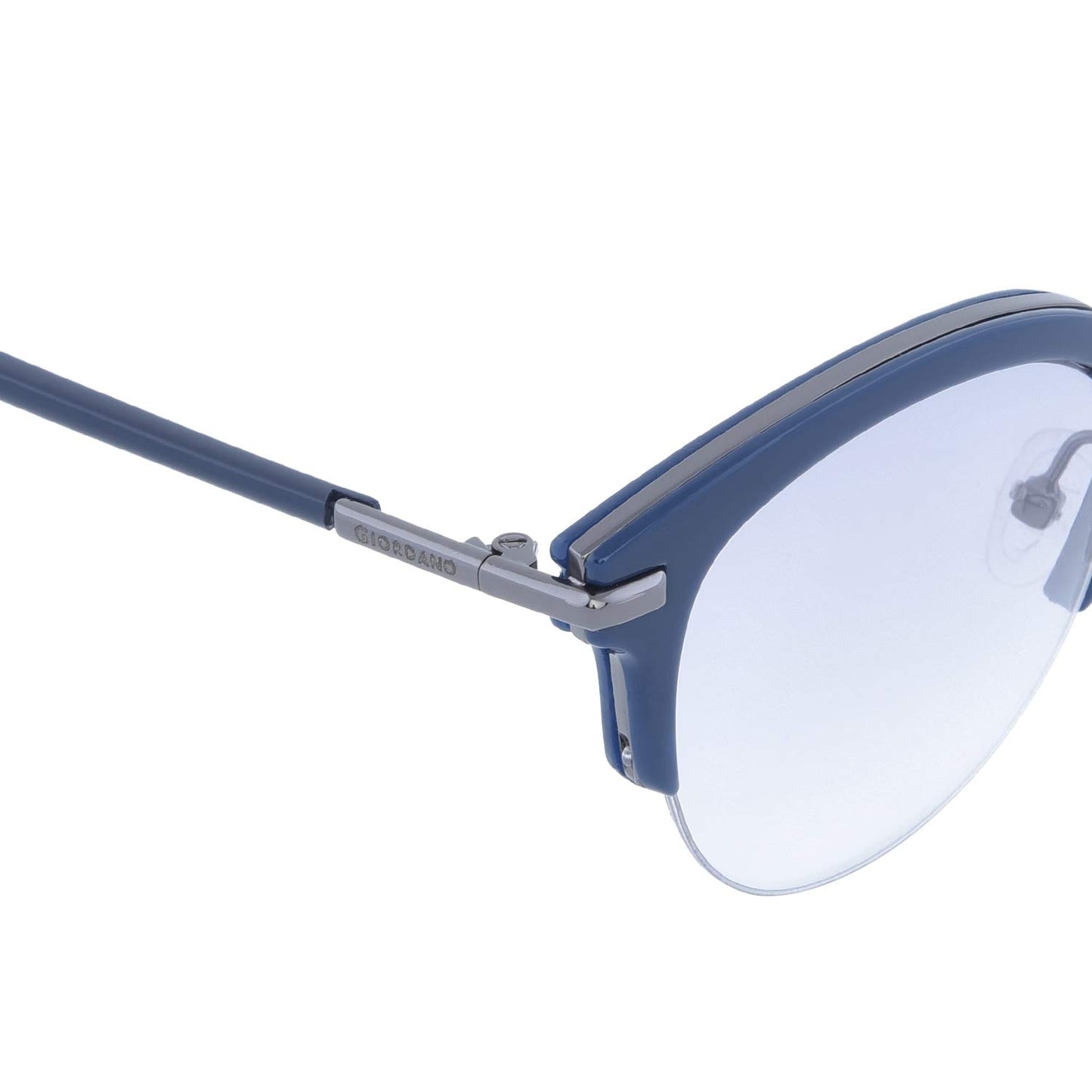 Giordano UV Protected Round women Sunglasses (48 | Sky Blue Lens)