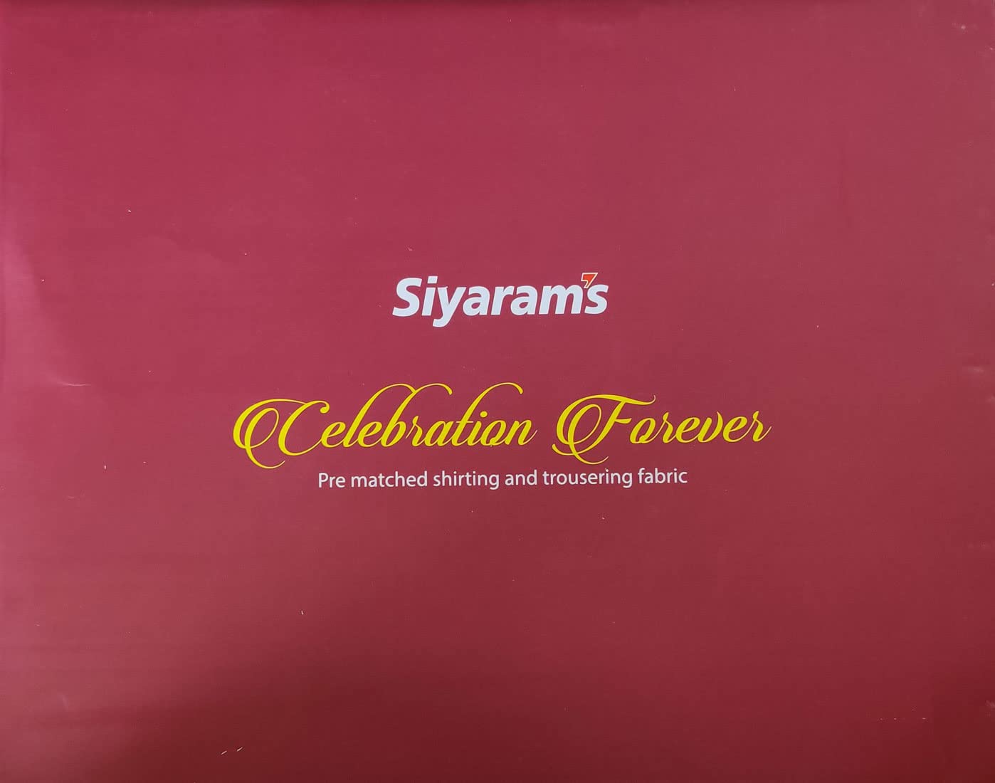 Siyaram's Men's Combo Poly Blend Checks Shirt and Trouser Unstitched Fabric Set -Gift Pack (Multicolour_Free Size)