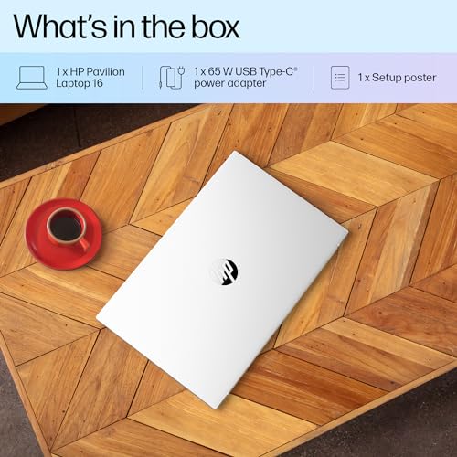 HP Pavilion AI Laptop, Intel Core Ultra 5 125U, 10-12 Tops, 16GB LPDDR5, 512GB SSD, 16-inch(40.6cm), 2K, 300 nits, WUXGA, Intel Graphics, 1080p FHD Camera(Win 11, Office 21, Silver, 1.77kg) af0015TU