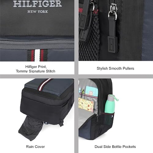 TOMMY HILFIGER Backpack for Men and Women, Grey, Jared