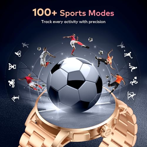 Itel Unicorn Max Smartwatch with 1.43" AMOLED Display, 1000 Nits Brightness, AI Voice Assistant, Bluetooth V5.3, IP68 Waterproof, 200+ Watch Faces, 100+ Sports Modes (Copper Gold)