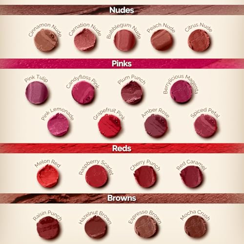 Mamaearth Moisture Matte Longstay Lipstick with Avocado Oil & Vitamin E for 12 Hour Long Stay-19 Spiced Petals - 2 g