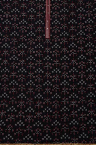 Soch Womens Black Cotton Ethnic Motifs Unstitched Dress Material