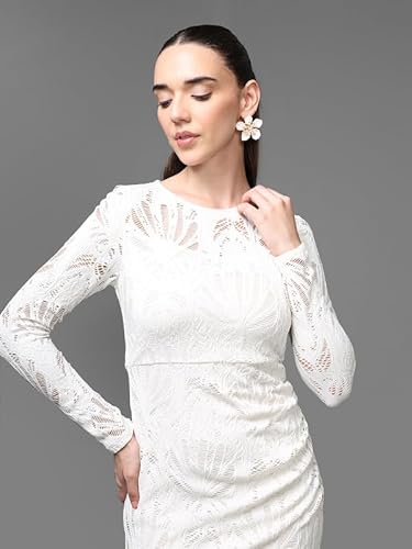 Kazo Piccadilly Midi Dress (White_L)