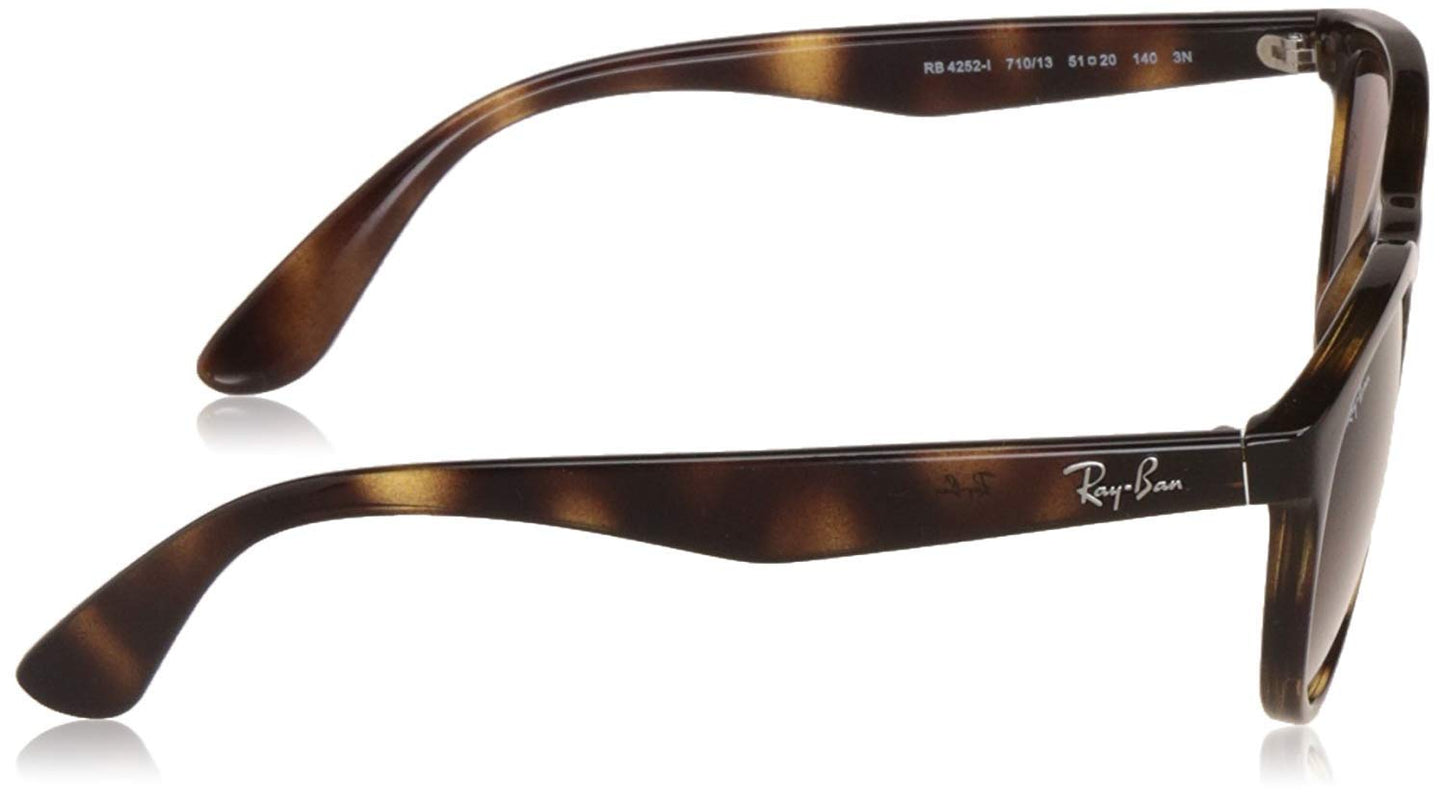 Ray-Ban Unisex UV Protected Round Sunglasses ( 0RB4252I|51 mm|Brown Gradient)