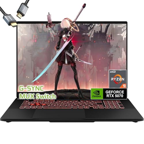 ASUS TUF A16 Gaming Laptop RTX 5070 MUX Switch - AMD Ryzen 9 270 Beat i9-12950HX -16“ FHD+ Display G-SYNC -32GB RAM -2TB SSD -RGB Backlit Keyboard -Webcam -2025 Portatil Gamer PC Copilot