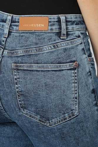 Women Blue Mid Wash Jeans