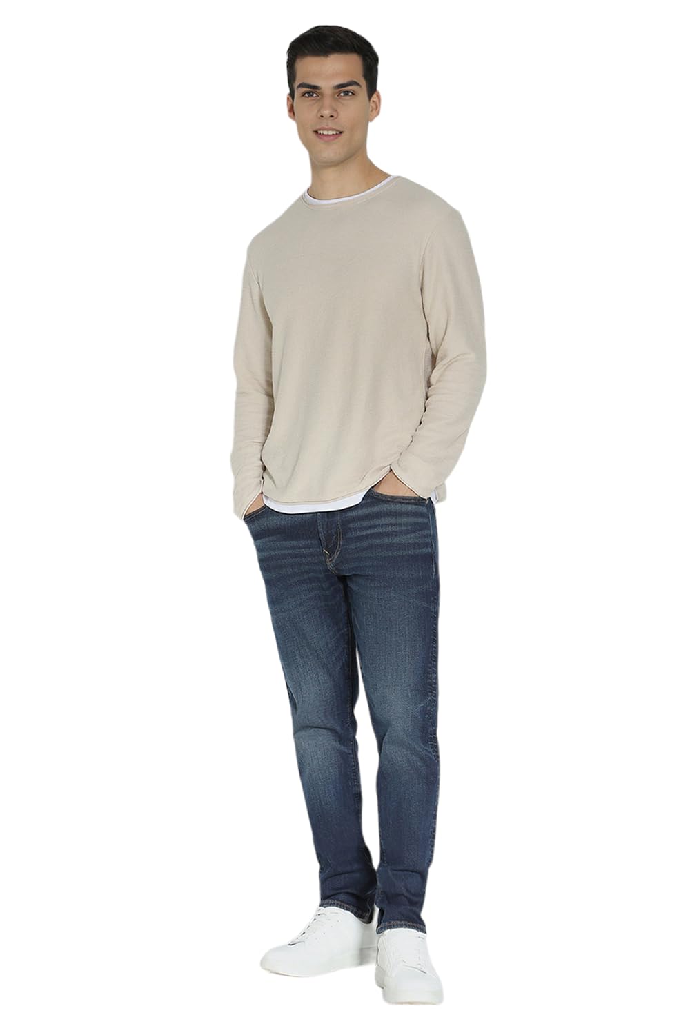 American Eagle Men Navy Airflex+ Athletic Skinny Jean