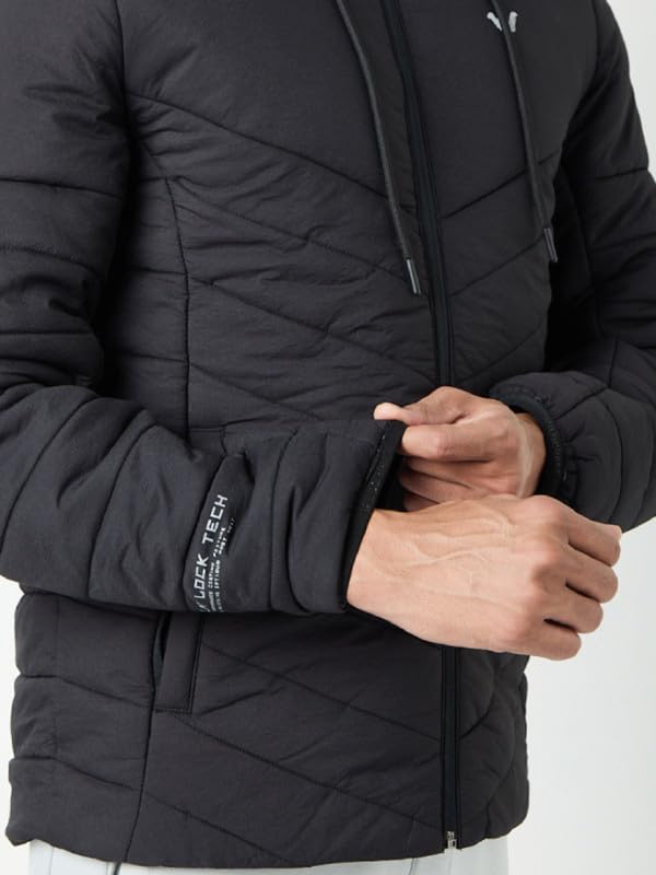 Wildcraft Men Nylon Husky Jacket (Black, L)