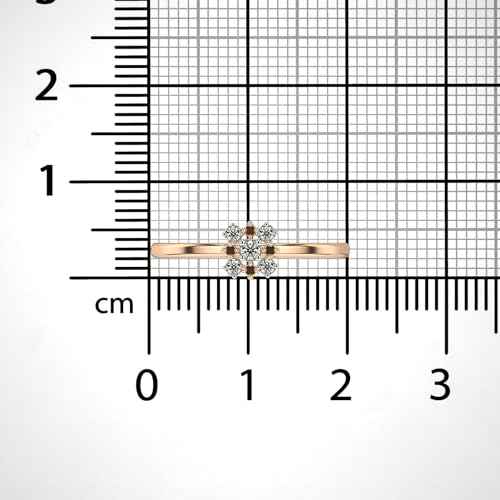 VALANOVA Sterling Silver & Certified Lab Grown Diamond 0.09cts | Ring For Women/Girls | Stylish & Elegant | VGR0398 | Ring Size: 9