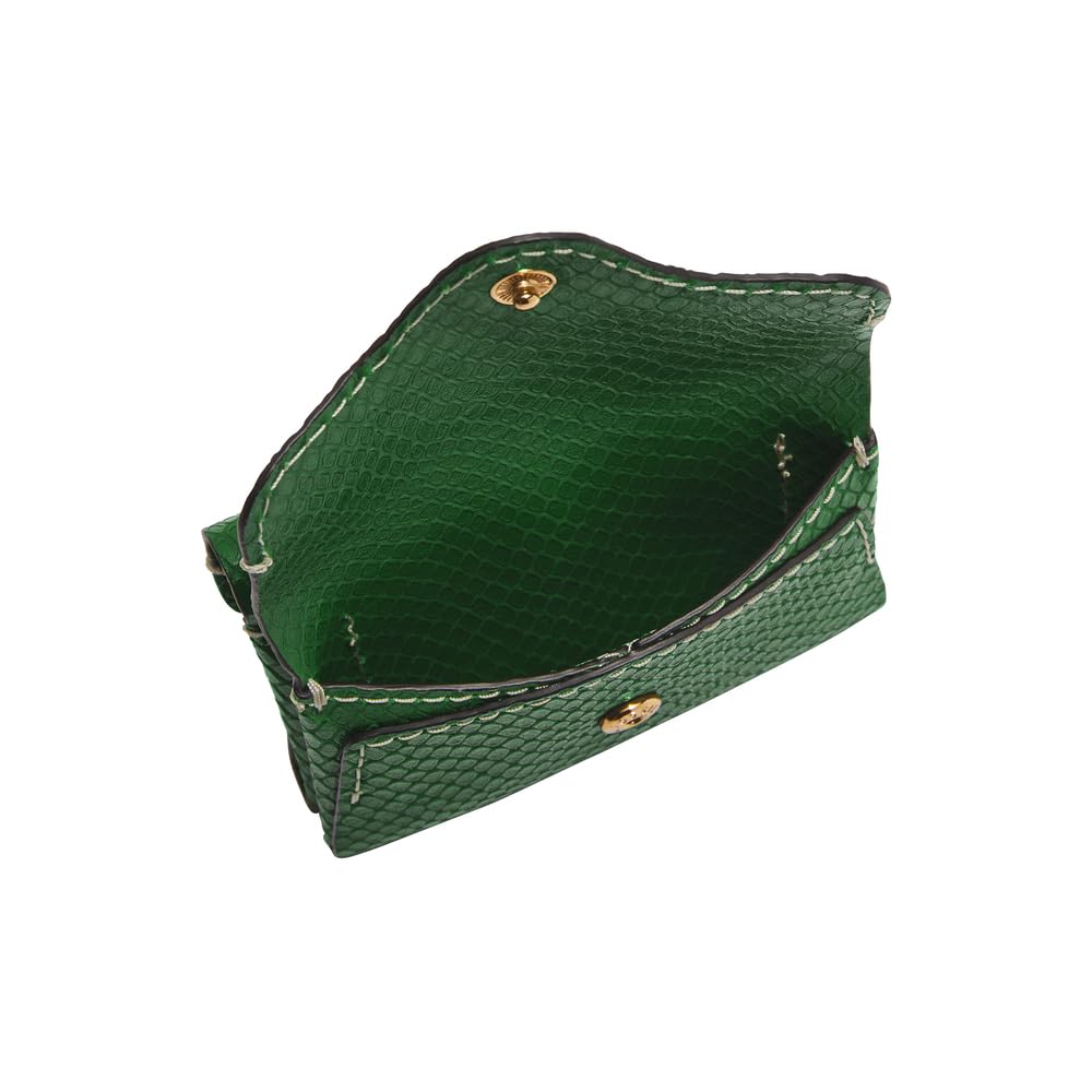 Fossil Women Leather Heritage Green Card Case Sl8284310