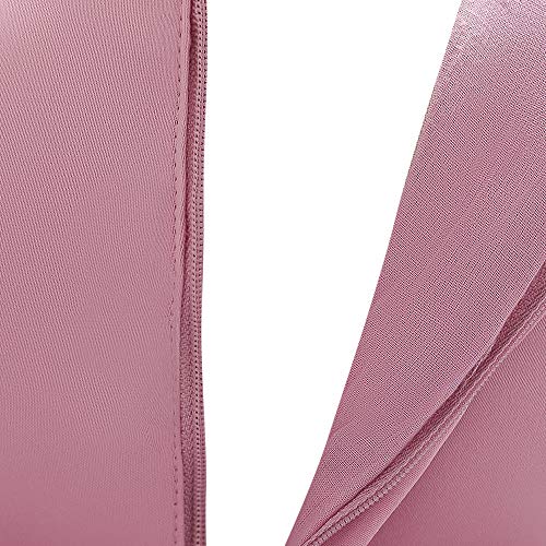 Hopscotch Baby Girls Polyester And Viscose Sleeveless Solid Slim Fit Party Knee Length Dress In Pink Color For Ages 6-12 Months Clothing Set (Srs-3157874)