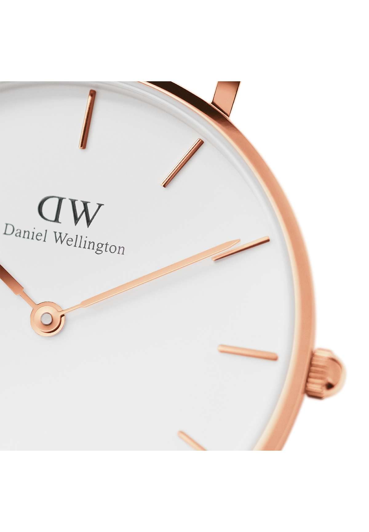 Daniel Wellington Leather Classic Petite Analog White Dial Women's Watch - Dw00100172, Band Color:Brown