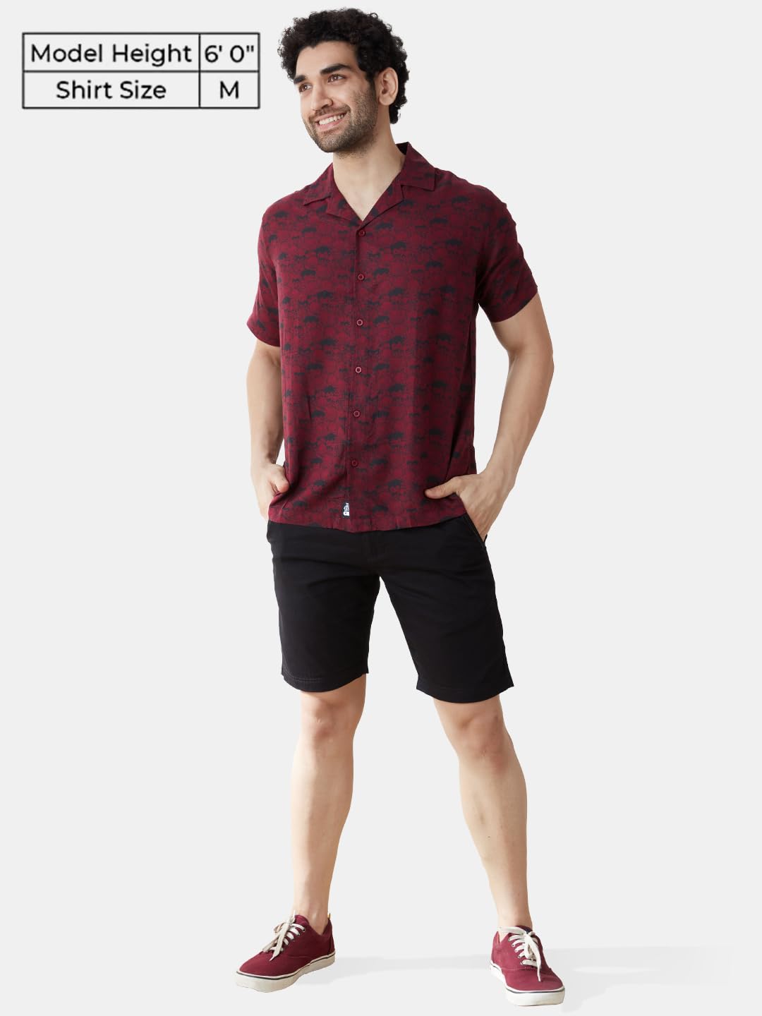 The Souled Store Marvel: Chibi Pattern Mens and Boys Graphic Printed Cotton Hawaiian Shirts Multi-Colored Shirt for Men Casual Half Sleeves Regular Fit Printed Stylish Latest Cotton Summer