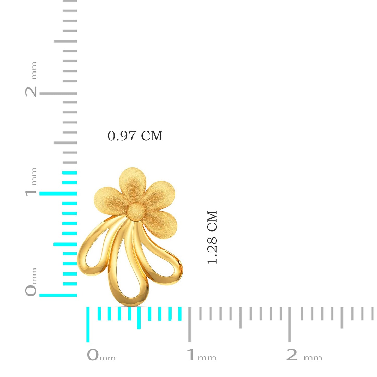 Joyalukkas Women's & Girl's Impress Collection 22K Yellow Gold Stud Earrings