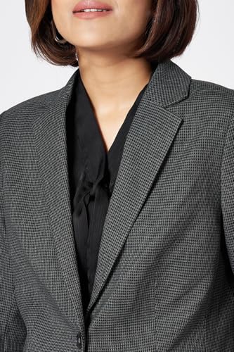 Annabelle by Pantaloons Women's Classic Blazer (110154664006_Medium Gray