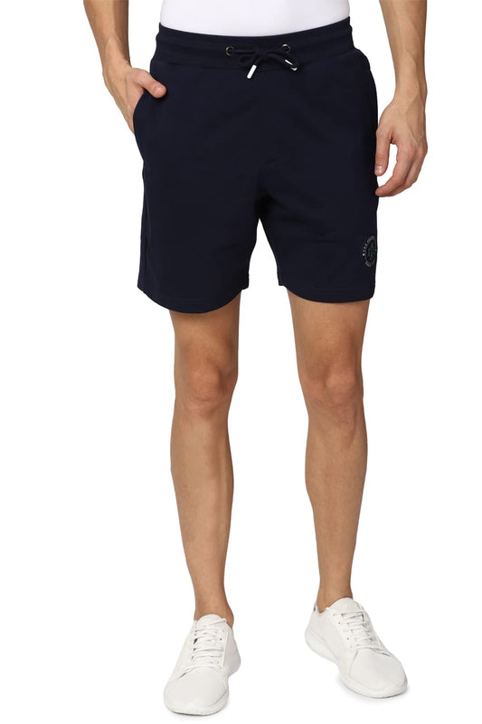 Van Heusen Sport Men's Chino Shorts (VSLOWATFB50543_Navy_L)