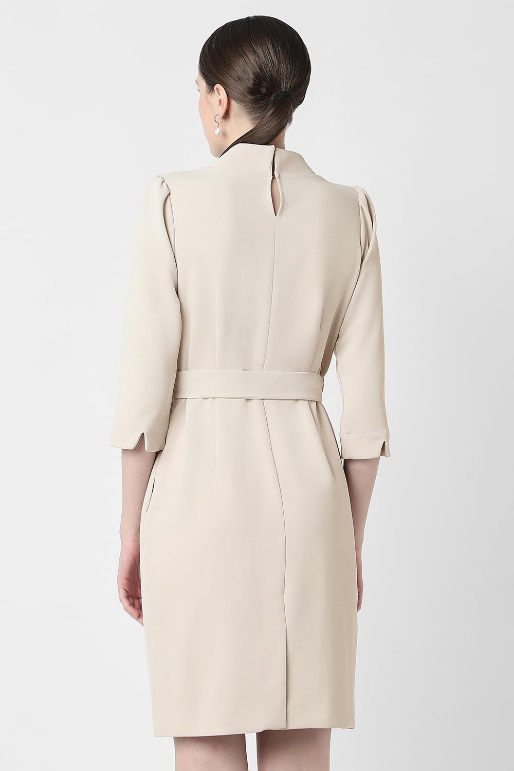 Van Heusen Women's Polyester Blend Modern Mid-Thigh Length Dress