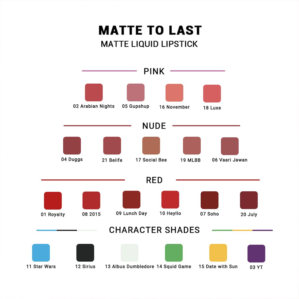 Cuffs N Lashes Matte Liquid Lipstick 6ml – 19 MLBB | 12H Long Lasting Transfer-Proof &Mask-Proof | Comfortable Non-Drying Formula | Paraben-Free Cruelty-Free