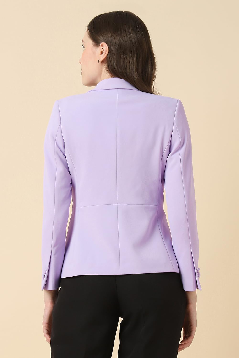 Allen Solly Women's Blazer (AHBZWRGH300471_Lilac