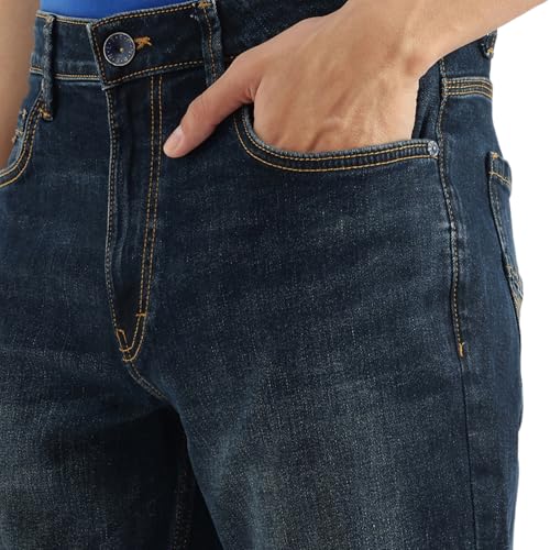 United Colors of Benetton Men's Straight Jeans (25A4COJE1392I901_Blue