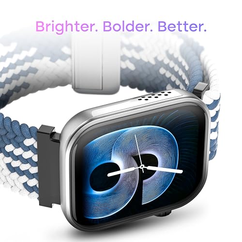 Noise Pro 6 Smart Watch:Intelligent AI, Endless AI Watch Faces, AI Companion, 1.85” AMOLED, EN2 Processor, Nebula UI 2.0, Emergency SOS, Compatible with iOS & Android(Champange Link)