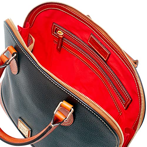 Dooney & Bourke Pebble Zip Zip Satchel Black