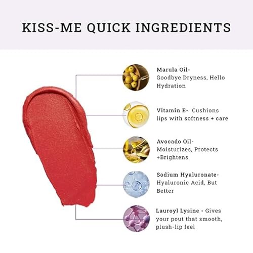 LOVETC Pout, Perfect, Etc Luxe Shimmer Satin Mini Lipstick - Red Wedding