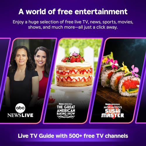Roku Smart TV 2026 – 40 Inch Select Series, 1080p Full HD TV – Roku TV with Voice Remote Control – Flat Screen LED TV with Wi-Fi for Live Local News Streaming Sports & Movies, Bluetooth