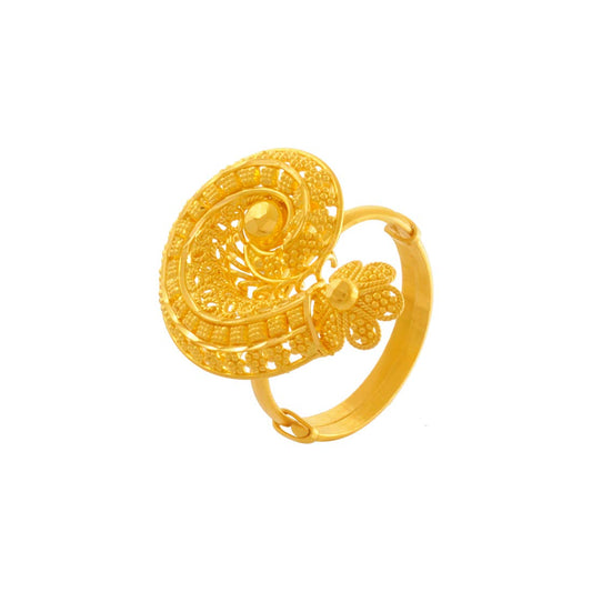 P.C. Chandra Jewellers 22k (916) Yellow Gold Ring for Women