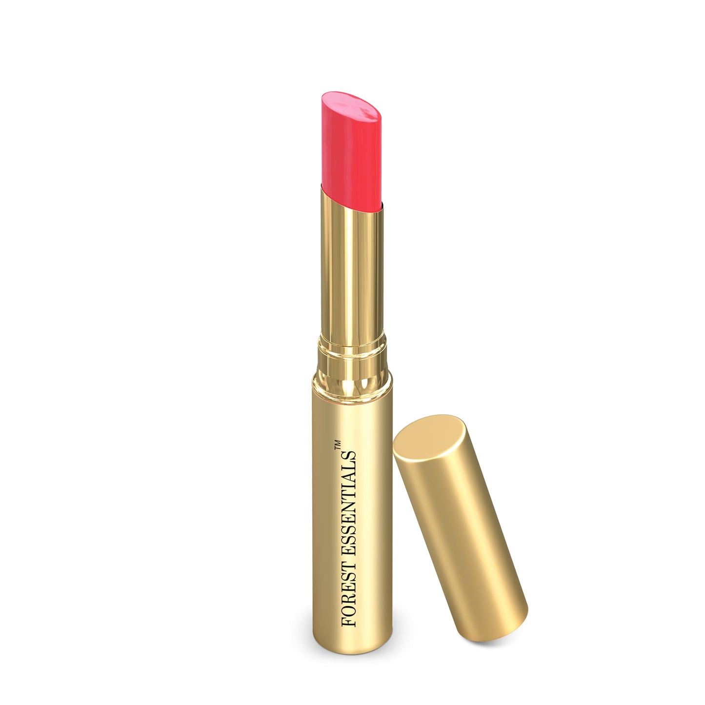 Forest Essentials Tinted Plumping Lip Serum Gulab Jal | Natural Glossy Lip Tint with Natural Colour & Flavours | Clean, Cruelty-Free Makeup