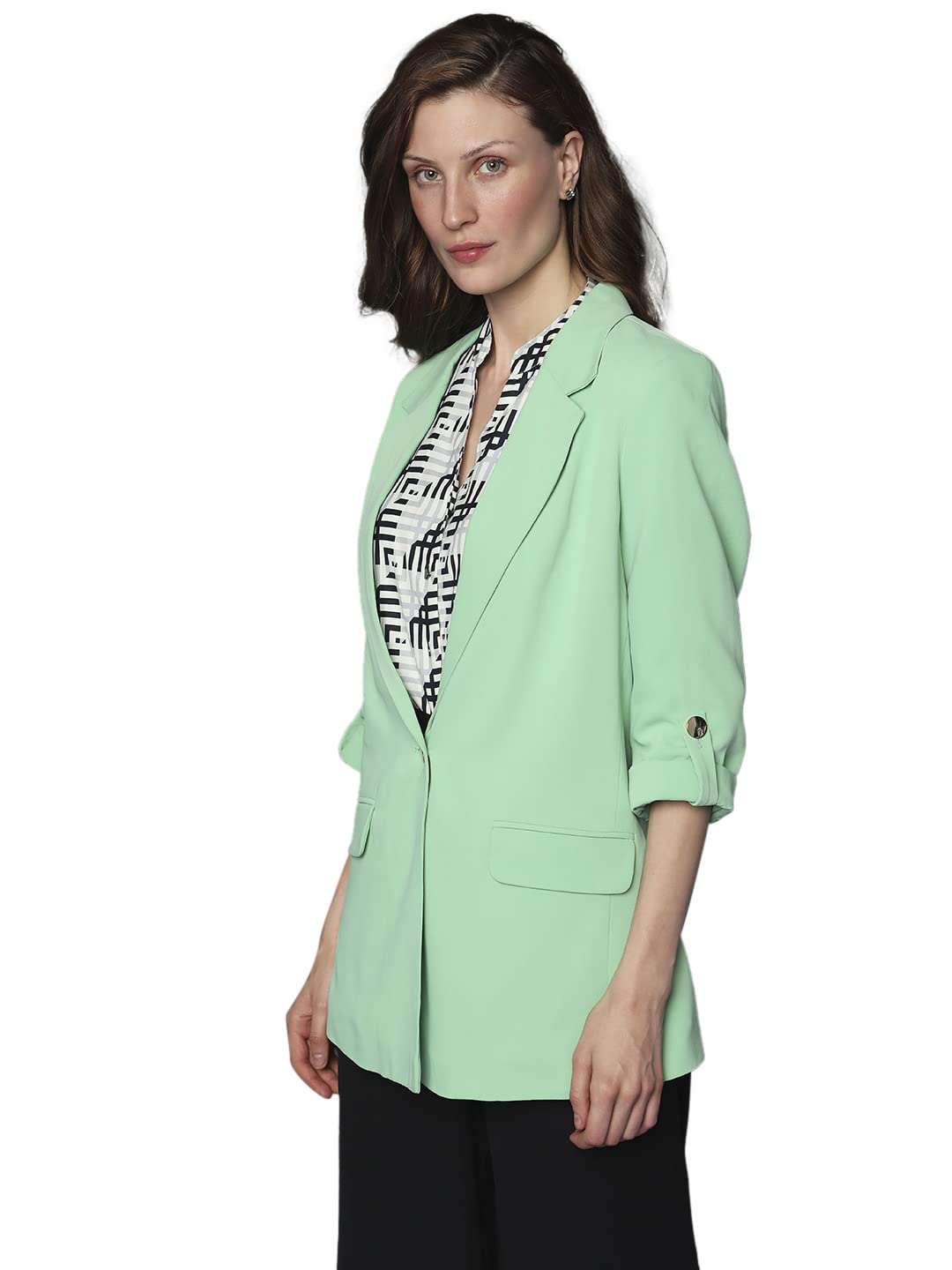VERO MODA-Regular Blazer (10297717_Light Grass Green_S)