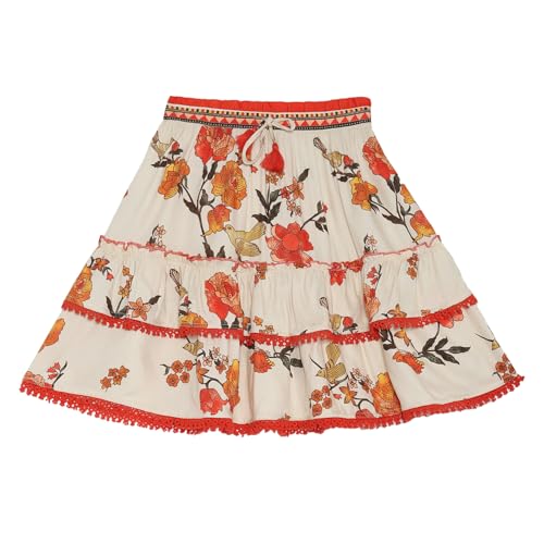 Biba Viscose Rayon Skirt Cream