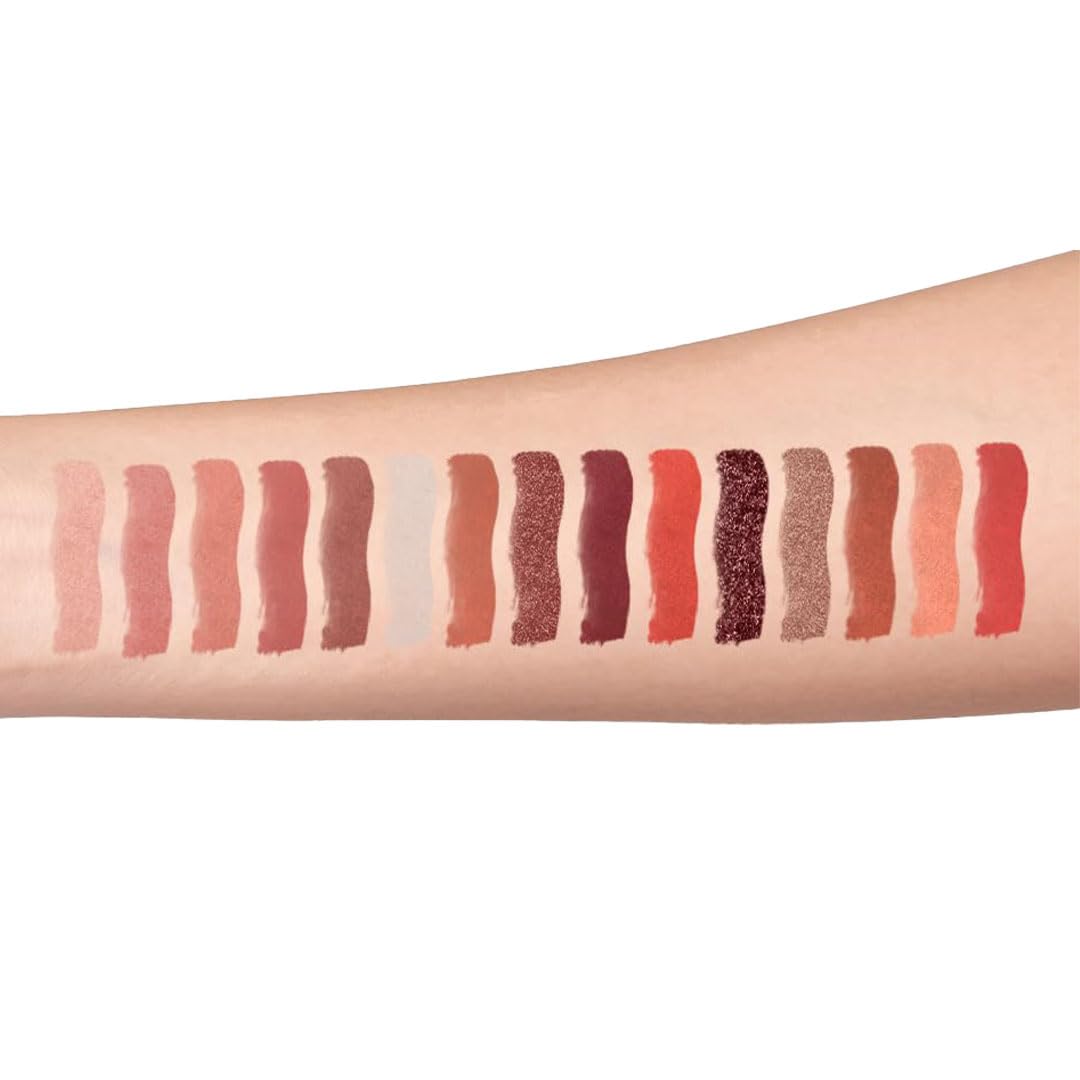 Makeup Revolution Reloaded Palette, Shimmery Makeup Eyeshadow Palette, Includes 15 Shades, Lasts All Day Long, Vegan & Cruelty Free, Newtrals 2, 16.5g (Multi color)