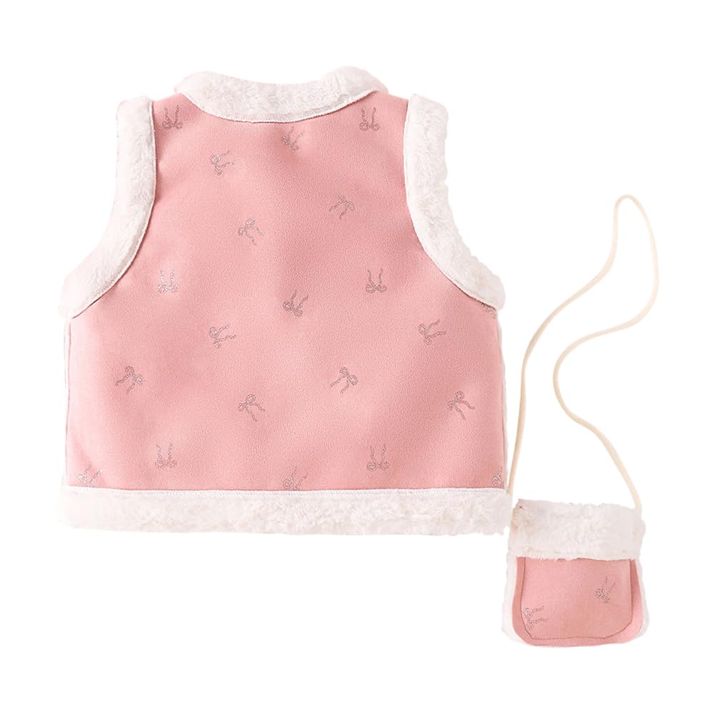 Hopscotch Girls Polyester Waist Length Jackets in Pink Color For Ages (2-3 Years)