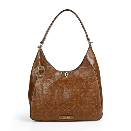 tresmode LYON Brown Vegan Leather Sling Bag