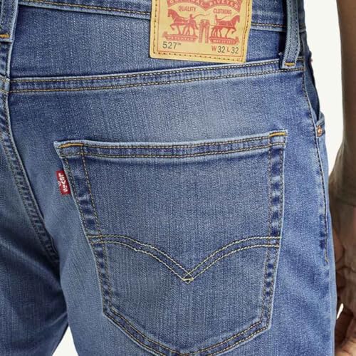 Levi's Men's 527 Light Indigo Bootcut Fit Mid Rise Jeans