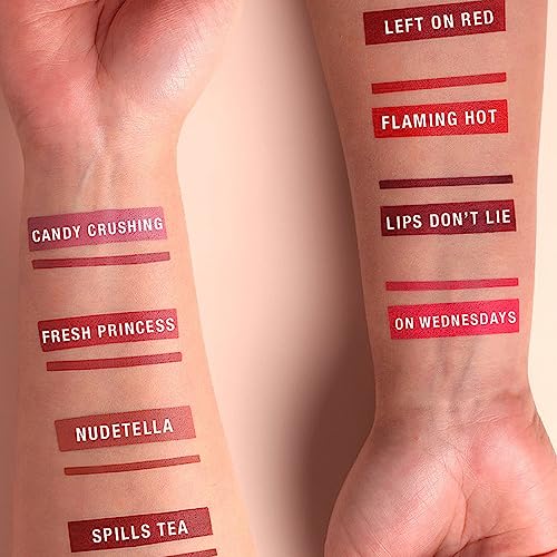 Typsy Beauty Twist & Pout Lipstick & Lip Liner I Lipstick with Matching Liner for Defined Lips I On Wednesdays | Matte Finish & Contoured Lip Effect I Hot Pink | Korea Made I Paraben Free 0.75 + 0.16g