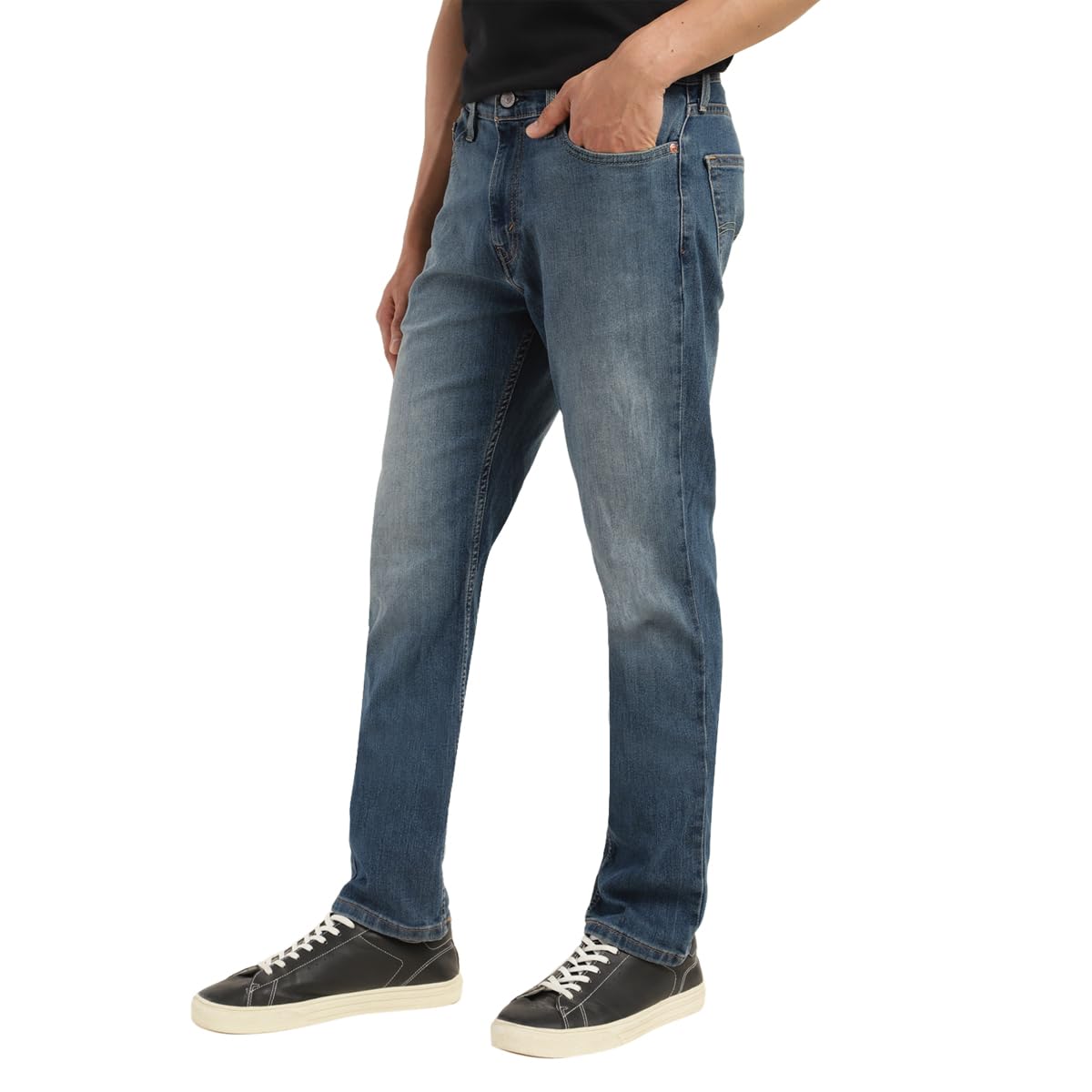 Levi's Men's Mid Rise 511 Slim Fit Mid-Rise Jeans Classic Blue, 34