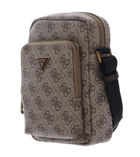 GUESS Women's Beige Printed Crossbody Bag| Ladies Purse Handbags | Gift For Ladies