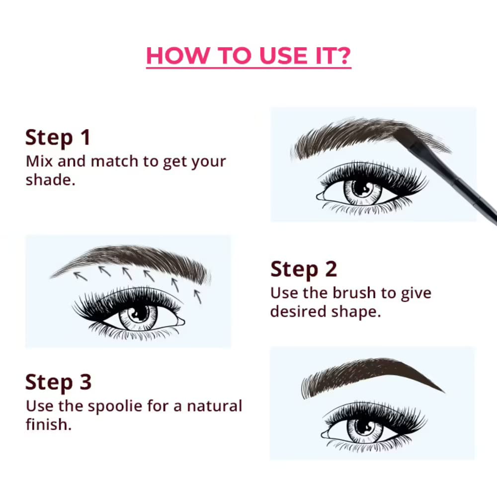 Nykaa Wow My Brow Eyebrow Palette - Chamber Of Secrets