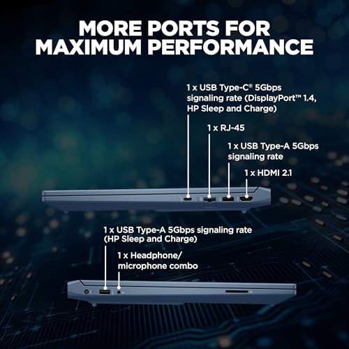 HP Victus, 12th Gen Intel Core i5-12450H, RTX 3050 Gaming Laptop (16GB DDR4, 512GB SSD) 144Hz, IPS, 15.6"/39.6cm, FHD, Win 11, MS Office 21, Blue, 2.3kg, fa1379TX/fa1412tx