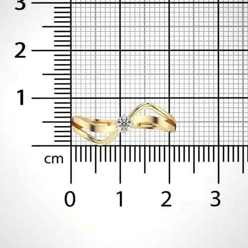 VALANOVA Sterling Silver & Certified Lab Grown Diamond 0.11cts | Ring For Women/Girls | Stylish & Elegant | VGR0309 | Ring Size: 8