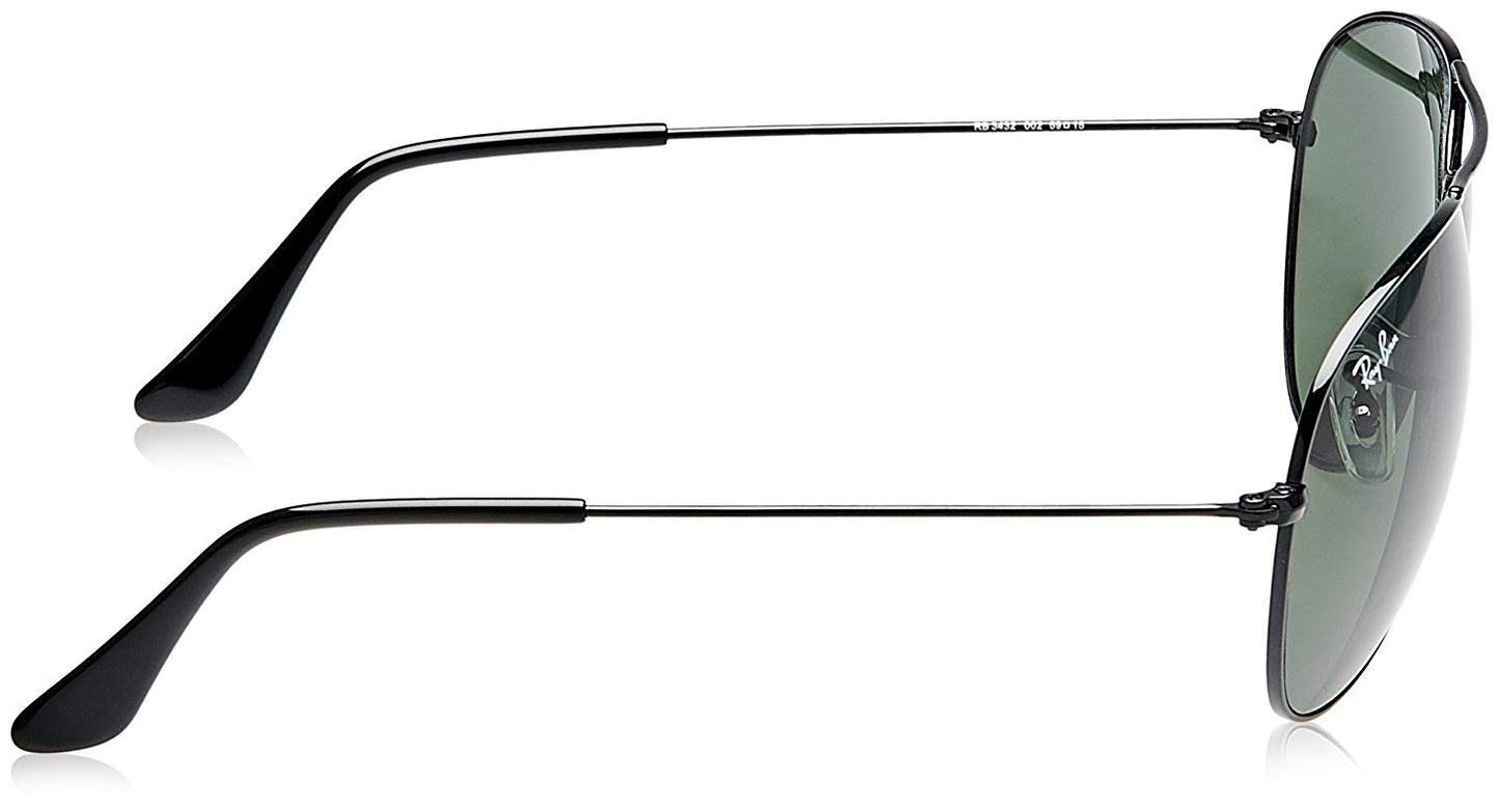 Ray-Ban UV Protected Pilot Sunglasses for Men( 0RB3432I|59 mm|Crystal Green)