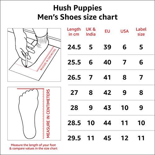 Hush Puppies mens OILY FISHERMAN E Black Sneaker - 10 UK (8546806)