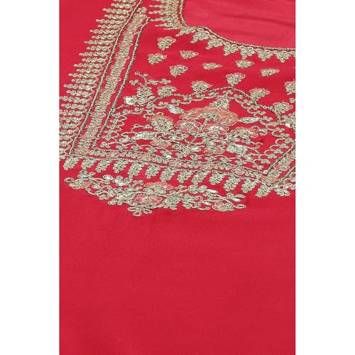 Rangriti Women Polyester Solid Suit Set (RSKASRTD18367SS23PNK_Pink