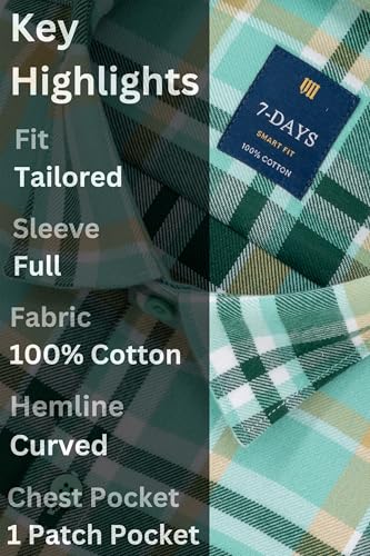 flannel shirt for men cotton, winter shirts for men casual wear, premium branded shirt for man regular fit, full sleeve shirts for man stylish checks, Slim size 38 M Gents Green checked checkered